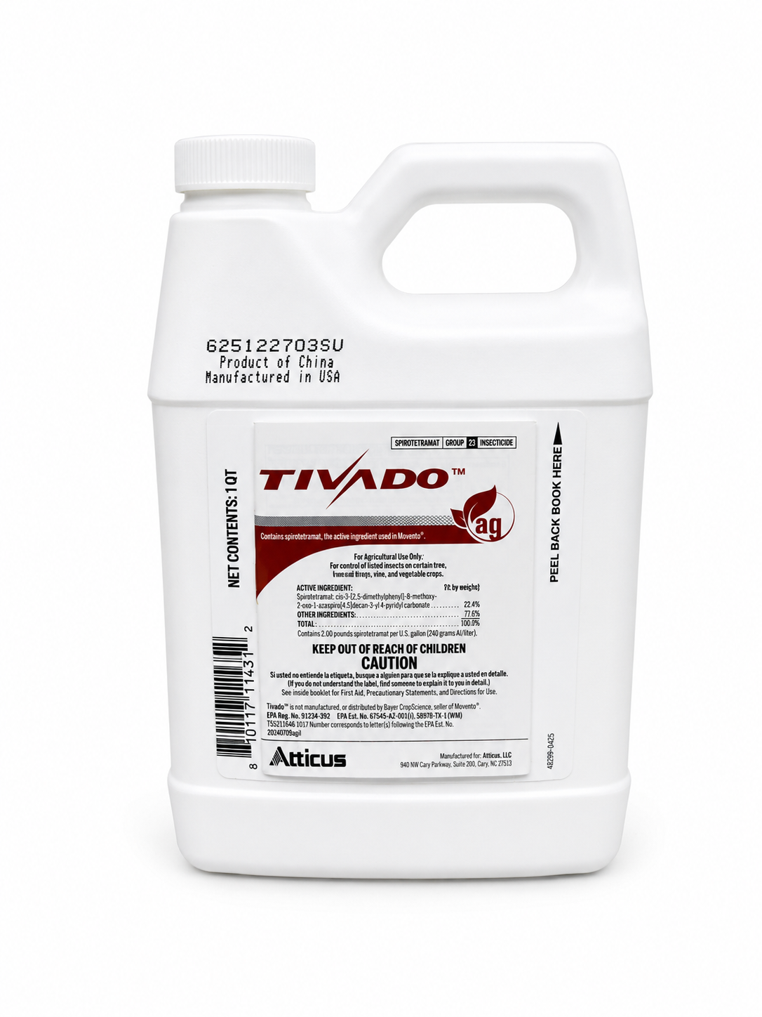 (image for) Tivado Insecticide - 1 Quart (compare to Movento)